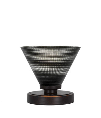 Toltec Lighting - 51-DG-4059 - One Light Table Lamp - Luna - Dark Granite