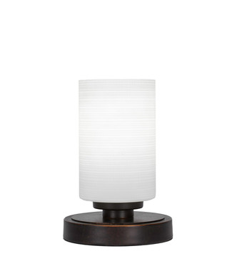 Toltec Lighting - 51-DG-4061 - One Light Table Lamp - Luna - Dark Granite