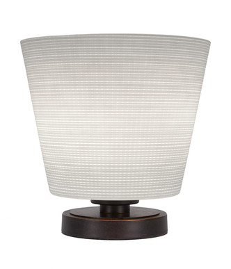Toltec Lighting - 51-DG-4081 - One Light Table Lamp - Luna - Dark Granite