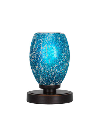 Toltec Lighting - 51-DG-5055 - One Light Table Lamp - Luna - Dark Granite