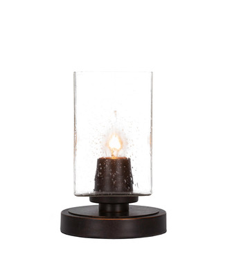 Toltec Lighting - 51-DG-530 - One Light Table Lamp - Luna - Dark Granite