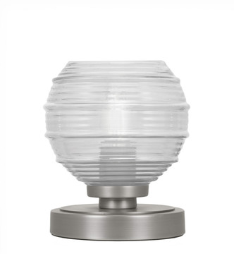 Toltec Lighting - 51-GP-5110 - One Light Table Lamp - Luna - Graphite