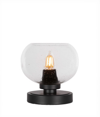 Toltec Lighting - 51-MB-202 - One Light Table Lamp - Luna - Matte Black