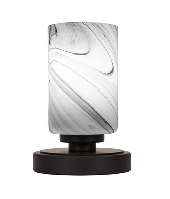 Toltec Lighting - 51-MB-3009 - One Light Table Lamp - Luna - Matte Black