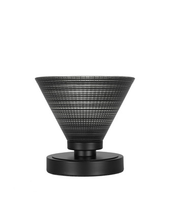 Toltec Lighting - 51-MB-4059 - One Light Table Lamp - Luna - Matte Black