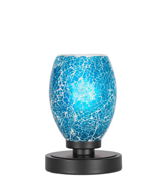 Toltec Lighting - 51-MB-5055 - One Light Table Lamp - Luna - Matte Black