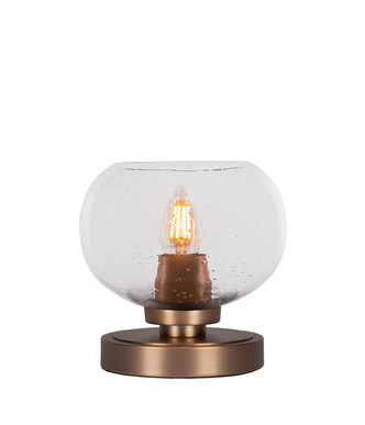 Toltec Lighting - 51-NAB-202 - One Light Table Lamp - Luna - New Age Brass