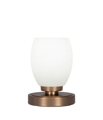 Toltec Lighting - 51-NAB-615 - One Light Table Lamp - Luna - New Age Brass
