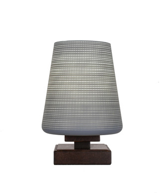 Toltec Lighting - 52-DG-4032 - One Light Table Lamp - Luna - Dark Granite