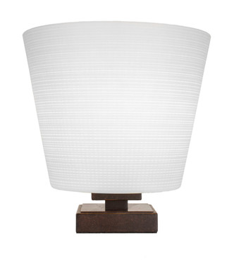 Toltec Lighting - 52-DG-4081 - One Light Table Lamp - Luna - Dark Granite