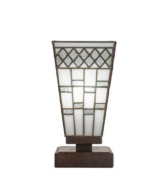 Toltec Lighting - 52-DG-9104 - One Light Table Lamp - Luna - Dark Granite