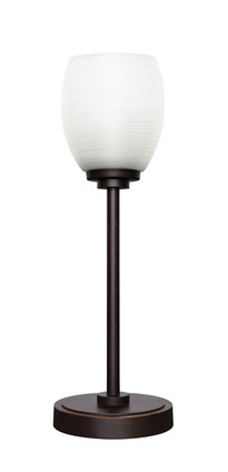 Toltec Lighting - 53-DG-615 - One Light Table Lamp - Luna - Dark Granite