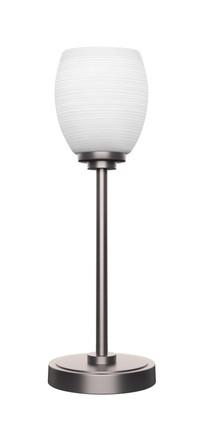 Toltec Lighting - 53-GP-4021 - One Light Table Lamp - Luna - Graphite