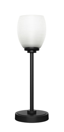 Toltec Lighting - 53-MB-615 - One Light Table Lamp - Luna - Matte Black