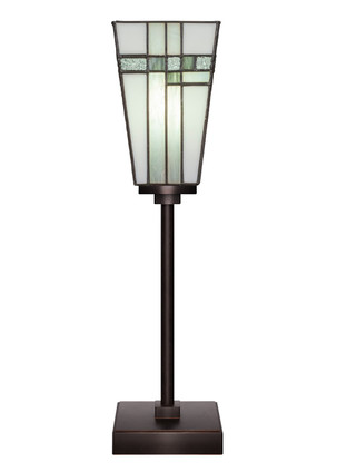 Toltec Lighting - 54-DG-9554 - One Light Table Lamp - Luna - Dark Granite