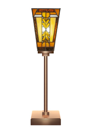 Toltec Lighting - 54-NAB-9864 - One Light Table Lamp - Luna - New Age Brass