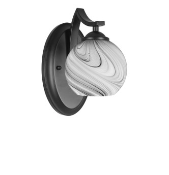 Toltec Lighting - 551-MB-4109 - One Light Wall Sconce - Zilo - Matte Black