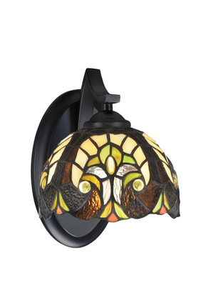 Toltec Lighting - 551-MB-9945 - One Light Wall Sconce - Zilo - Matte Black