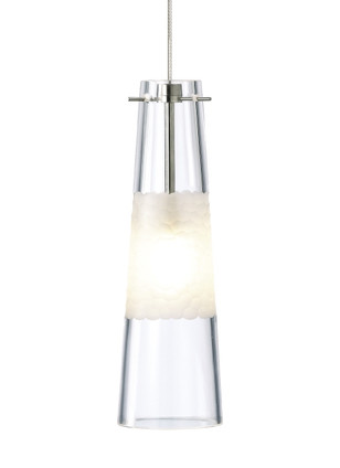 Visual Comfort Modern - 700MOBONCS-LEDS930 - LED Pendant - Bonn - Satin Nickel