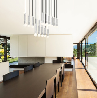 Stari 17 Light Linear Chandelier (1956P-17L-BN)