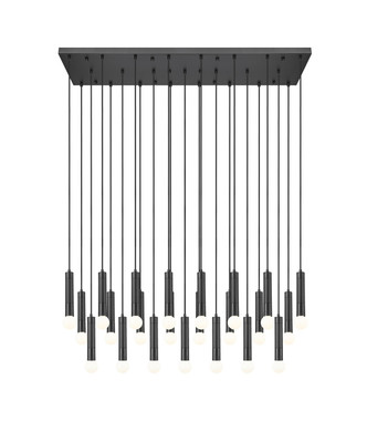 Stari 23 Light Linear Chandelier (1956P-23L-MB)