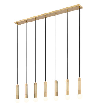 Stari Seven Light Linear Chandelier (1956P-7L-MGLD)