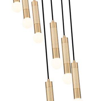 Stari Seven Light Chandelier (1956P-7R-MGLD)