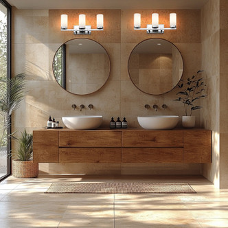 Danica Three Light Vanity (3044-3V-CH)