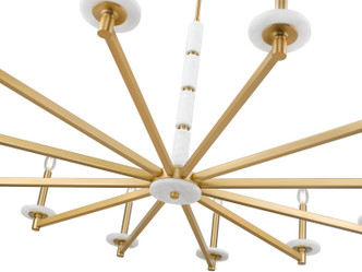 Kaden 12 Light Chandelier (3045-12MGLD)