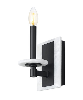 Kaden One Light Wall Sconce (3045-1S-MB)