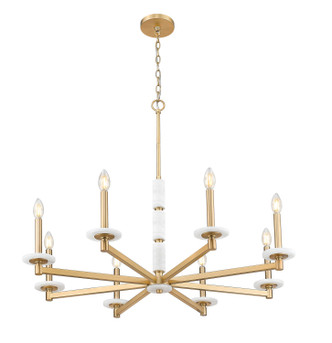 Kaden Eight Light Chandelier (3045-8MGLD)