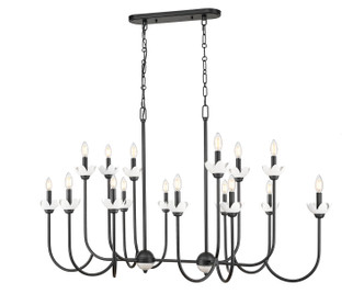 Allistair 16 Light Linear Chandelier (352-56L-MB)