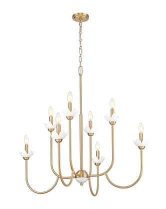 Allistair Eight Light Chandelier (352-8MGLD)