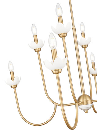 Allistair Eight Light Chandelier (352-8MGLD)