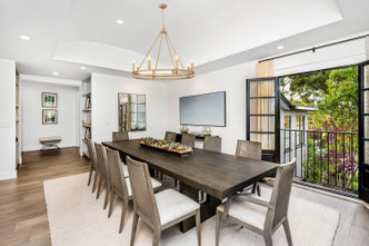 Dennison Eight Light Chandelier (4005-8SBR)