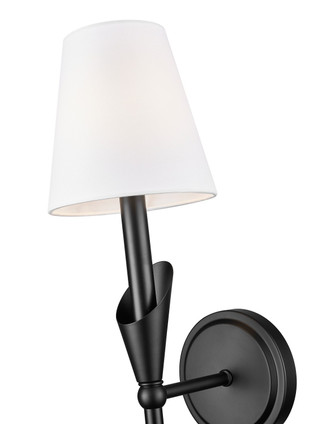 Claudelle One Light Wall Sconce (4014-1SA-MB)