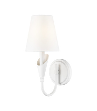 Z-Lite - 4014-1S-TW - One Light Wall Sconce - Claudelle - Tundra White