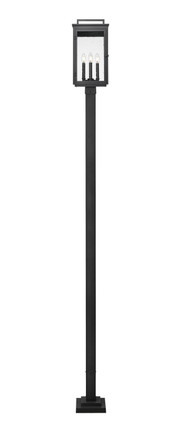 Hartwell Four Light Outdoor Post Mount (5019PHBS-536P-BK)