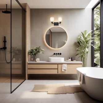 Oren Two Light Vanity (7004-2V-MB)