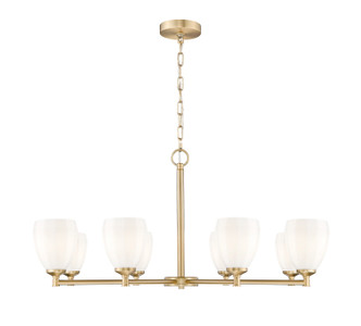 Z-Lite - 7004-8MGLD - Eight Light Chandelier - Oren - Modern Gold