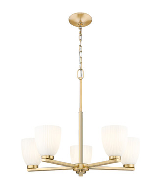 Naya Five Light Chandelier (7518-5MGLD)