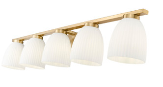 Naya Five Light Vanity (7518-5V-MGLD)