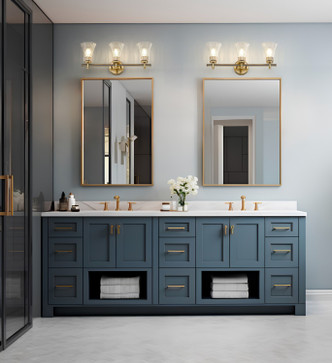 Belle Three Light Vanity (7519-3V-MGLD)