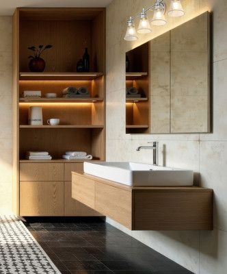 Belle Four Light Vanity (7519-4V-CH)