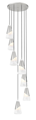 Aimie Seven Light Chandelier (828P6-7R-BN)