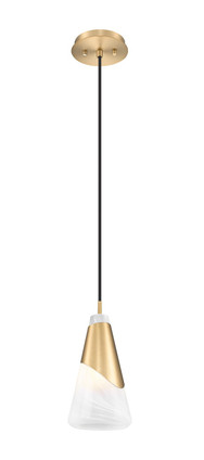 Aimie One Light Pendant (828P6-MGLD)