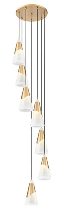 Aimie Seven Light Chandelier (828P7-7R-MGLD)