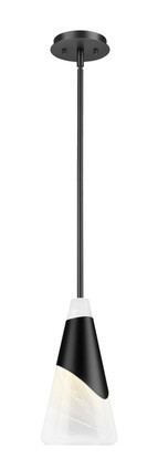 Z-Lite - 828P7-ROD-MB - One Light Pendant - Aimie - Matte Black