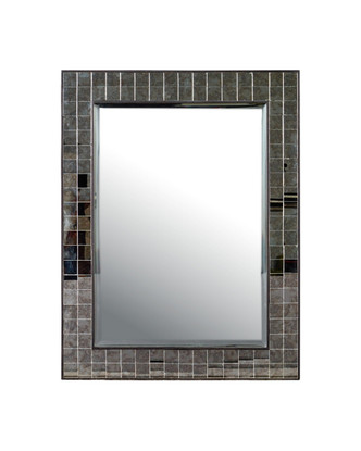 Currey and Company - 1000-0166 - Mirror - Mosaico - Ebony/Antique Mirror