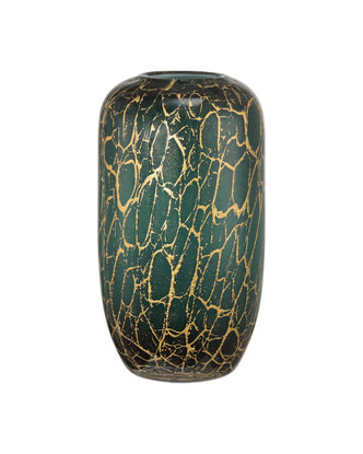 Currey and Company - 1200-0990 - Vase - Vitry - Green/Gold